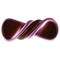 thumbnail image 1 of Caravan Pretzel Twist Barrette In Two (2) Tone Electro Metallic Pink Colors, 1 of 1