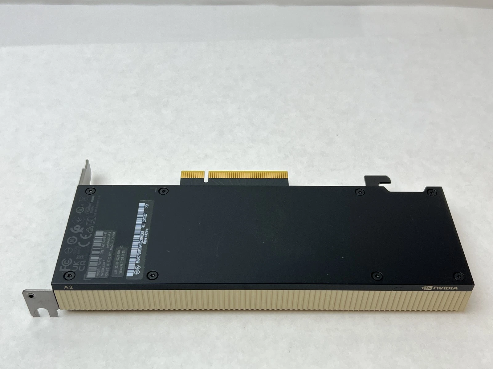 Restored Nvidia Tesla A2 16GB GDDR6 PCIe 4.0 x8 GPU AI Accelerator Card Low Profile Refurbished