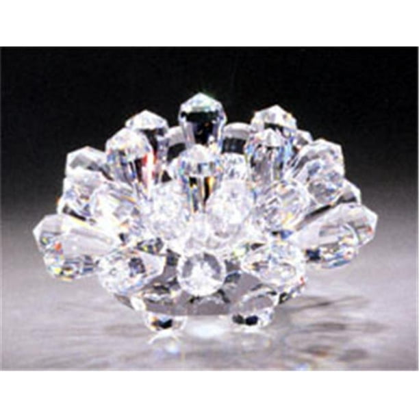 Asfour Crystal 419 2,95 L x 1,65 H. Figurines de Chandeliers en Cristal pour les Fêtes