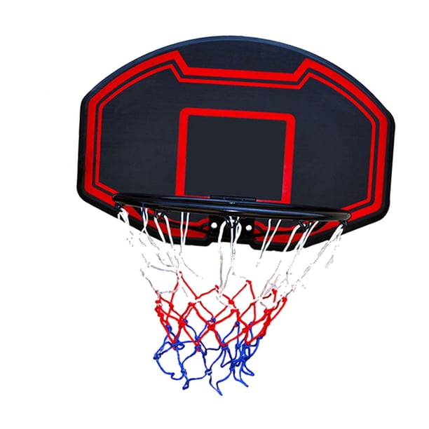 Aro de baloncesto Marco de baloncesto Juguete de baloncesto Portería de baloncesto para puerta Patio trasero para adolescentes Rojo