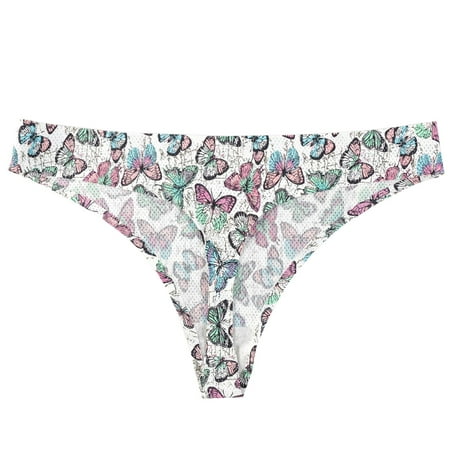 

PEASKJP Bikini Underwear for Women Stretch Womens Underwear Cotton Rib Cheeky Panties Ladies Brazilian Hipster Cute Lingerie Coffee L