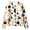 White, variant on Halloween Knitted Sweater Cardigan for Girls Spooky Print Sweet Lovely Fall Long Sleeve Button Down Tops
