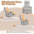 thumbnail image 6 of AENKYO Swivel Recliner Chair, Manual Rocking Massage Chair, Heated for Adults, for Living Room,Light Gray Chenille, 6 of 6