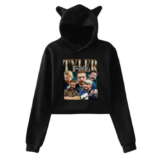 Tyler Childers Music Cat Ear Hoodie Man/Woman Sweatshirts Long-Sleeved TopHarajuku