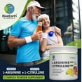 thumbnail image 4 of BlueEarth Company L-Arginine 5000mg, L-Citrulline 2000mg Supplement Powder, Nitric Oxide, Blood Pressure Support, Heart Health, Cardiovascular, Peach Lemonade 30 Servings, 4 of 7