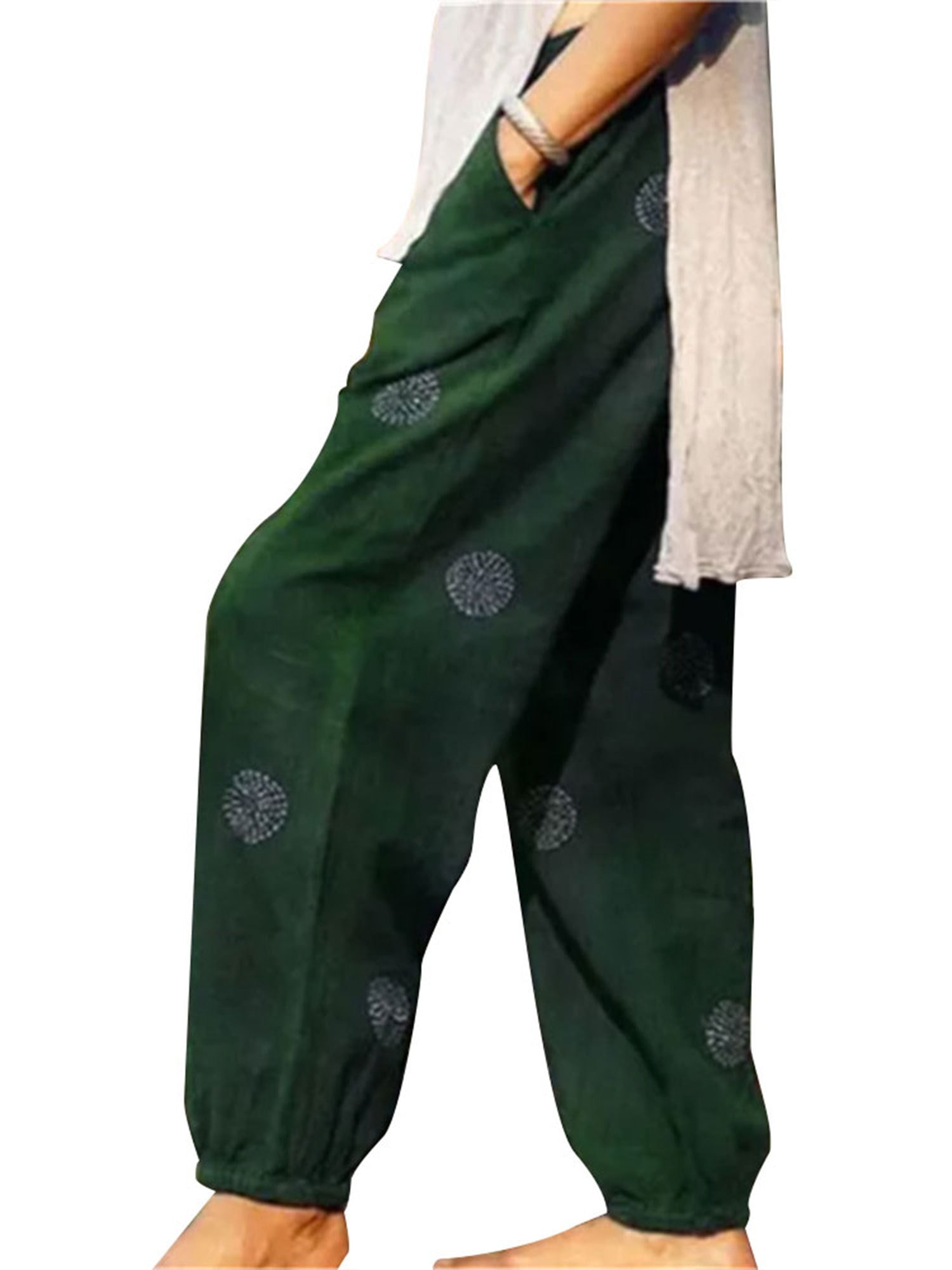 Women Printed Ali Baba Harem Pants 
