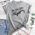 thumbnail image 2 of See You Later Alligator Shirt, Unisex Women's Men's Shirt, Funny Alligator Shirt, Gator Shirt, Swamp Shirt, Heather Gray, 3X-Large, 2 of 6