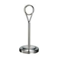 thumbnail image 1 of Abbracc Stainless Steel Table Number Holder Sign Holder for Hotel Golden Silvery 15cm, 1 of 8