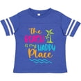 thumbnail image 3 of Inktastic Spring Break the Beach is My Happy Place Boys or Girls Toddler T-Shirt, 3 of 5
