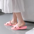 thumbnail image 4 of Anuirheih Slip on Sandals Women,Non-slip Soft Bottom Bathroom Household Non-slip Lightweight Slippers Non-slip Soft Bottom Bathroom Household Lightweight Slippers(Pink), 4 of 7