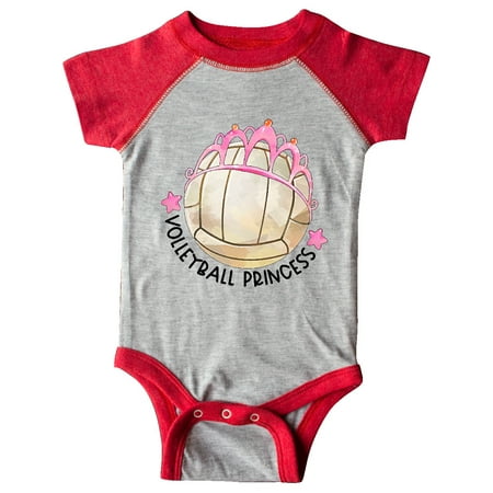 

Inktastic Volleyball Princess- Tiara Gift Baby Girl Bodysuit