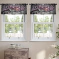 thumbnail image 2 of LALILO Kitchen Curtain Valance National Park Canada July Rod Pocket Window Curtain 52"x 18" Set of 2, 2 of 7