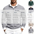 thumbnail image 2 of Jessboyy Mens Sweatshirts no Hood Long Sleeve Quarter Zip Pullover Work Casual Golf Waffle Knit Pullover Shirts Collared Sweatshirt Fall Winter Navy,L, 2 of 6