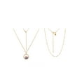 thumbnail image 5 of Believe by Brilliance Crystal and Cubic Zirconia Round Shaker Necklaces in 14KT Gold Flash Plated, 5 of 7