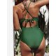 thumbnail image 4 of Traje de baño para mujeres con escote decorativo, 4 of 4