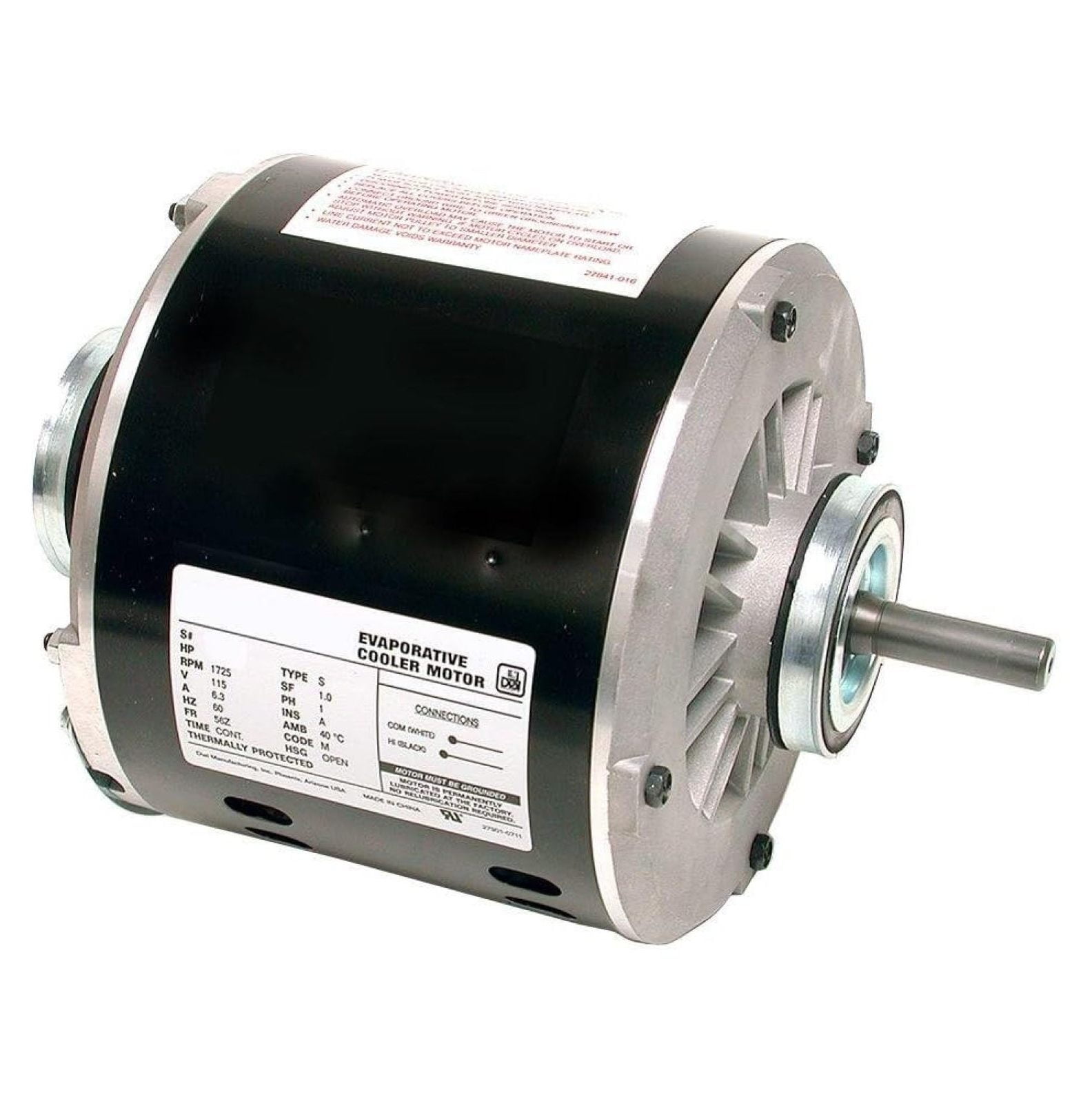 Dial 2 Speed Evaporative Cooler Motor Kit, 1/3 HP