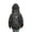 Dark Gray, variant on Kids Letter Print Hoodie No Drawstring Long Sleeve Pullover Top For Boys Girls