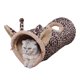 thumbnail image 3 of Túneles para Gatos, Juguetes para Jugar Arrugadas, Tubo Plegable, Casa para Gatos, Mascota Interactiva para Gatos, Cachorros, Gatitos, Conejos - Jirafa Sunnimix Túnel de gato, 3 of 8