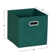 thumbnail image 2 of Juego de 6 cubos Storage Cube Bins Household Essentials, color verde, 2 of 5