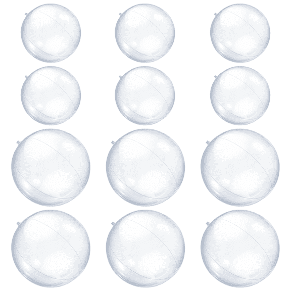 12-Pack Transparent Inflatable Beach Ball Set — A Fun Choice for the Beach and Poolside