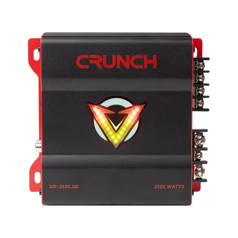 Crunch DR-2125.2D 2125 Watt 2-Channel Amplifier Class D Car Stereo