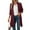 Wine, variant on Turilly Womens Jackets Ladies Women Casual Jackets Open Front Long Sleeve Solid Blouse Tops Coat