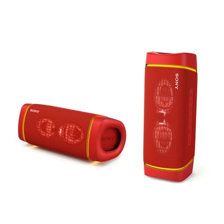Sony - SRS-XB33 Portable Waterproof & Rustproof Speaker with USB Charging Port - Coral Red