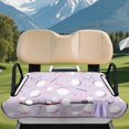 thumbnail image 3 of chaqlin Golf Cart Seat Covers with Pockets Warp Knitted Terry Cloth, Compatible with Club Car Golf Cart Sports, for EZGO 2-Seats Club Cars Carts, Golf Ball Pattern, 3 of 8