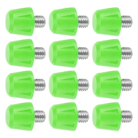 SIEYIO 12pcs Plastic Threaded Soccer Cleat Studs Football Shoe Replacement for Enhancing Traction and Stability on Grass Field