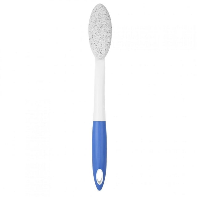 Cepillo para pies con mango largo para eliminar la piel muerta y exfoliante con piedra pómez para masaje de pies