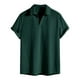 thumbnail image 2 of pstuiky camiseta de hombre, Blusa informal de manga corta con cuello en V y color liso para hombre ropa de hombre xxl, 2 of 3
