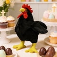 thumbnail image 5 of Realistic Rooster Plush Large Stuffed Animal With Red Comb For Farm Themed Decor & Comfort(Black-20Cm), 5 of 5