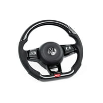 APR MS100206 Steering Wheel - Carbon Fiber / Leather - Silver