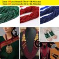 thumbnail image 5 of Cuentas de amatista morada de alta calidad de 2 mm y 3 mm, espaciador de cristal facetado redondo hidrofílico, pulsera de cuentas de vidrio, fabricación de joyas DIY, 5 hebras, 5 of 5