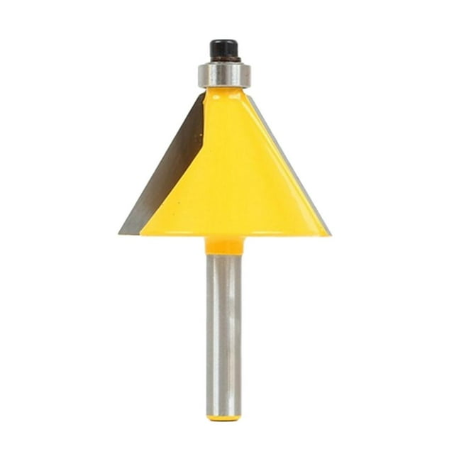 1/4 '' Vástago 30 degree Chaflán Y Biselado Router Bit Broca De 1 H Herramienta Para Trabajar La shamjiam Broca de fresadora de bisel chaflán