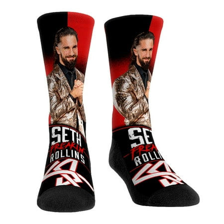 

Unisex Rock Em Socks Seth Freakin Rollins Stare Down Crew Socks