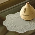thumbnail image 2 of Heritage Lace Sheer Divine 12 in. Round Doily - White - Set of 4, 2 of 6