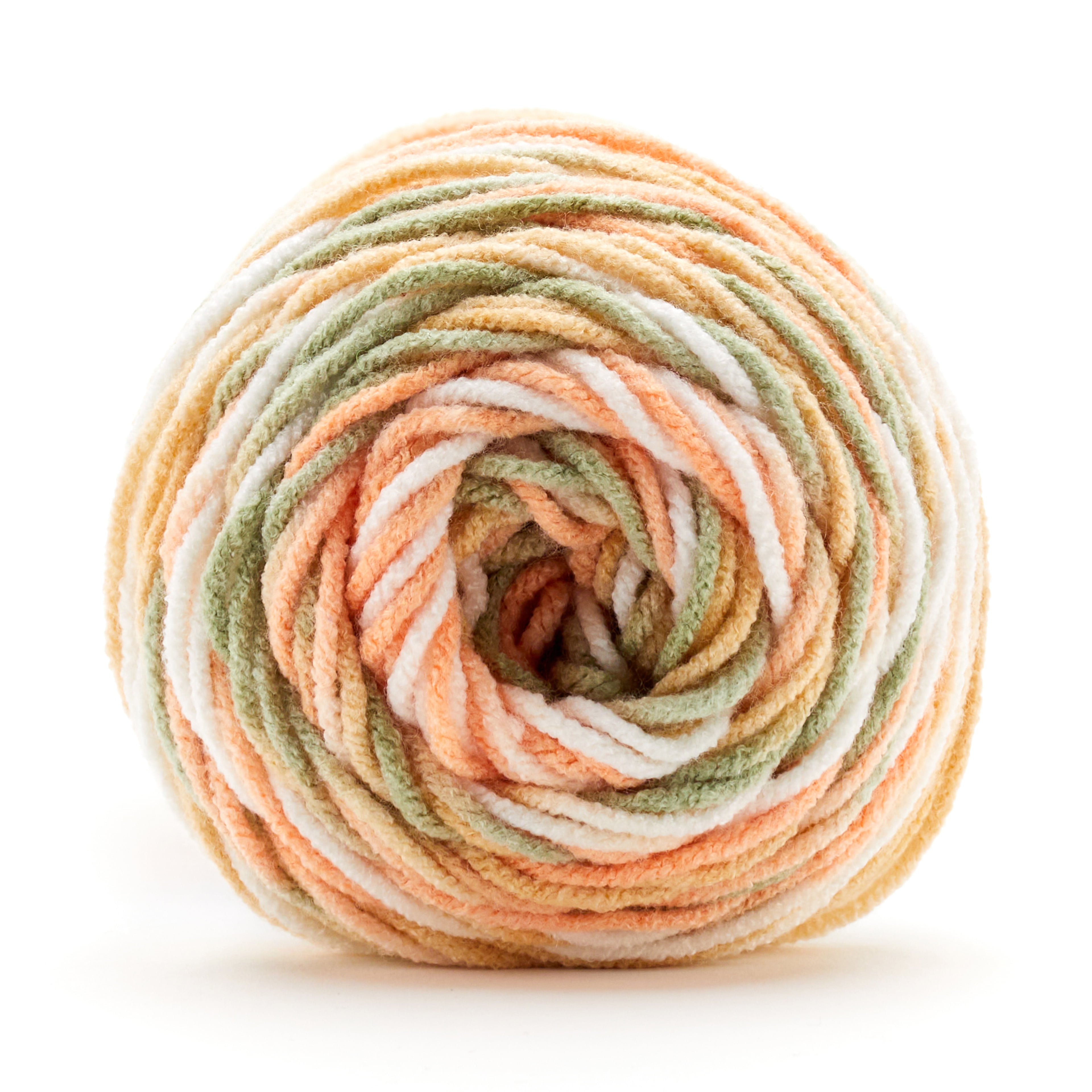 Loops & Threads Soft Classic Multi Ombre Yarn - Peach Tree, Bulk