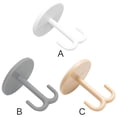 thumbnail image 3 of Storage Hook Self-adhesive Key Holder Vertical Hanging Traceless Hanger for Kitchen Bathroom, Gery, 3 of 9