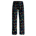 thumbnail image 4 of Weebloom Kids Boys Girls Christmas Pajamas Pants Festive Holiday Xmas Print Pants Soft Comfortable Bottoms Pjs Homewear 11-12 Years, 4 of 4