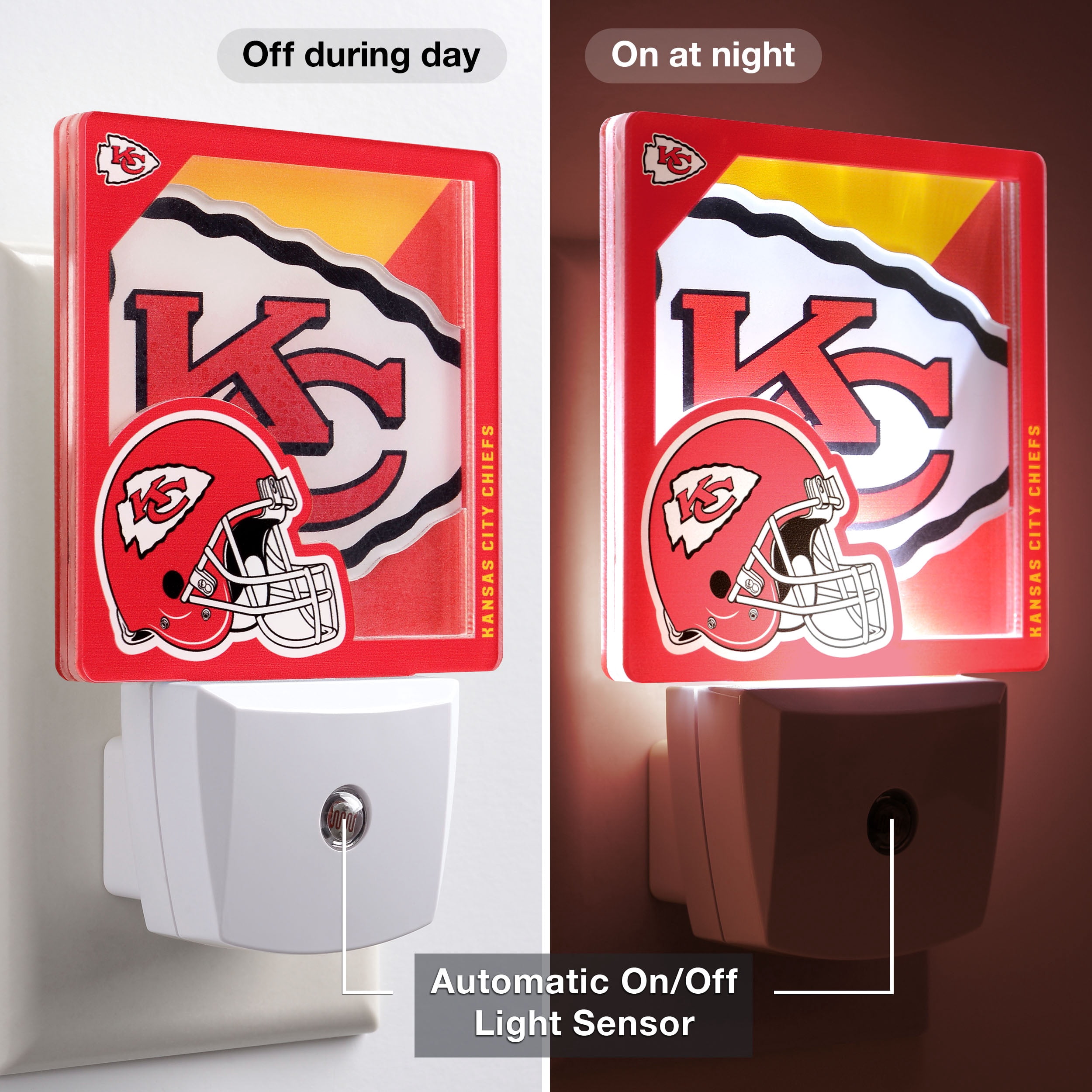 Kansas City Chiefs Logo Series Nite Light