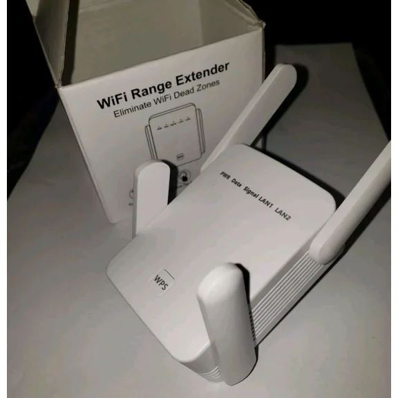 Wi-Fi Extender Booster Internet/Wifi Repeater With 2 Ethernet Port