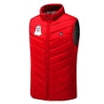 thumbnail image 4 of RXIRUCGD Plus Size Heated Coat For Men And Women 9 Heating Heated Jacket Winter Heating Coat( Red, Size:M ), 4 of 5