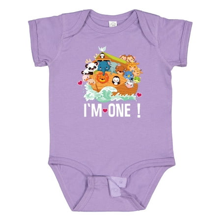 

Inktastic 1st Birthday Noah Ark Outfit Gift Baby Boy or Baby Girl Bodysuit
