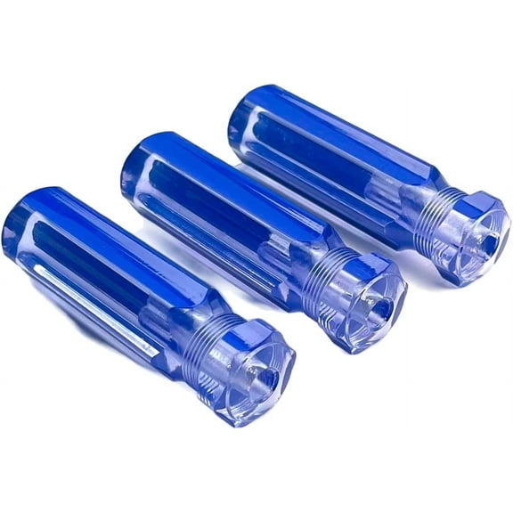 3 Pack of Pre-Drilled Blank Screwdriver Handles - Perfect for Making Your Own Tools – Plastic for Grip - Perfect for Any Tradesman