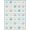 Blue Beige White, Pattern 14, variant on Design&I 8'x10' Washable Area Rug Nautical Beachy Compass Motif Border Bathroom Theme Themed Fish Flowing Dynamic for Living Room, Family Extra Large Skid-Resistant Low Profile