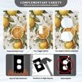 thumbnail image 3 of Yayeee Duplex Wall Plate 1-Gang 4.5"x2.7" Home Receptacle Light Switch Decorative Outlet Cover, Oranges Watercolor, 3 of 7