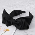 thumbnail image 6 of Unique Bargains 1 Pc Bow Wide Headbands for Women Black, 6 of 6