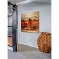 thumbnail image 6 of Parvez Taj Crimson Palms Pinewood Wall Art, 12" x 12", 6 of 7