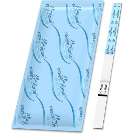 Easy@Home 50 Ovulation (LH) Test Strips Plus Progression Card and Log, New